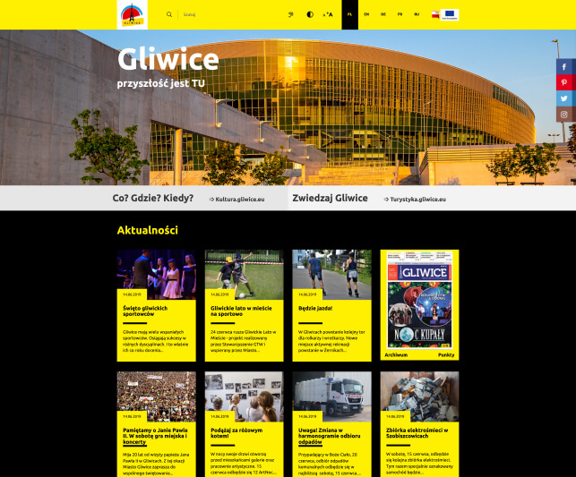 WCAG Implementation for Gliwice website WCAG Implementation